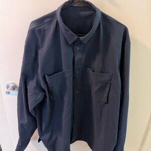 lululemon athletica Men's Navy Button-Down Shirt